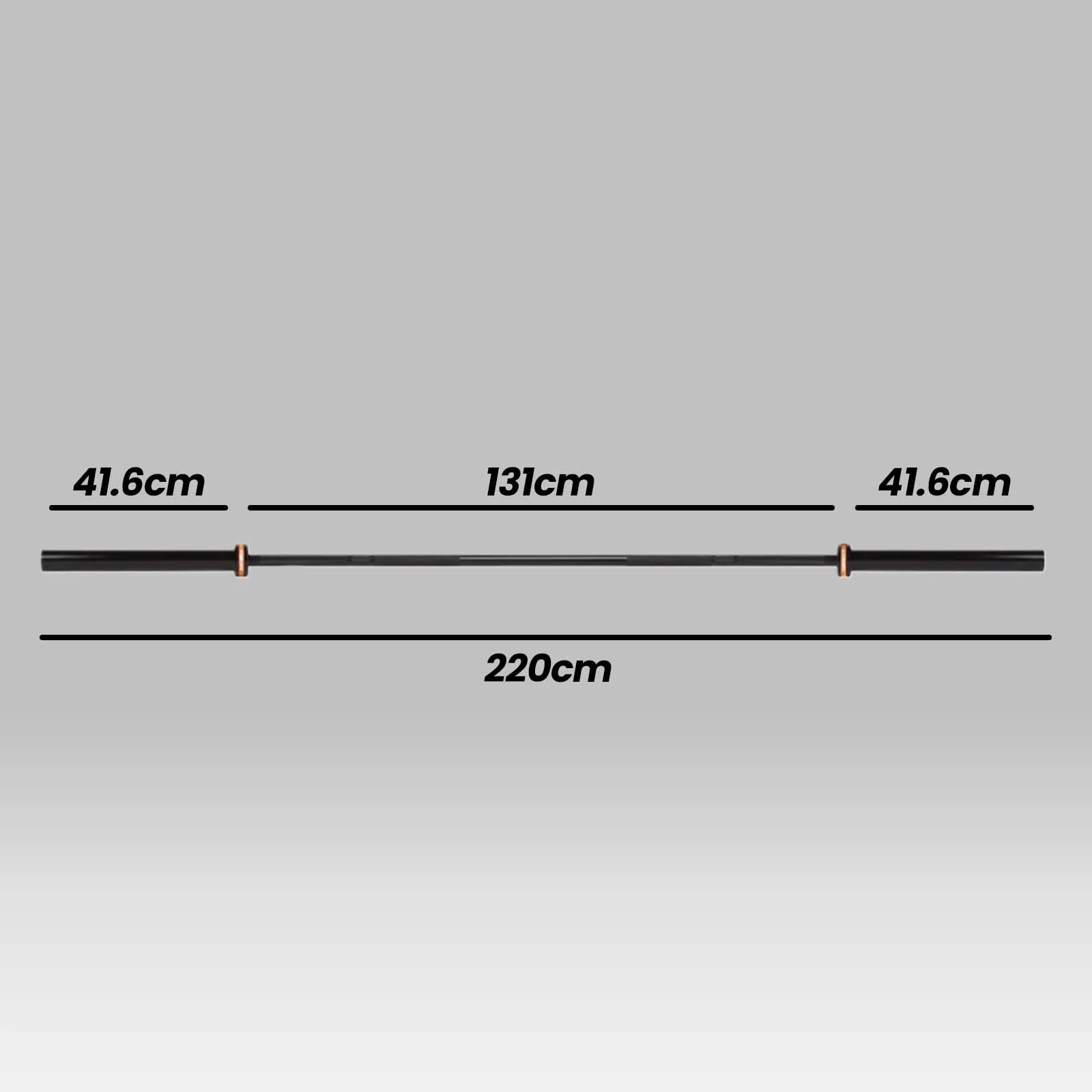 20kg Olympic Barbell - 350kg Rated - Image 6